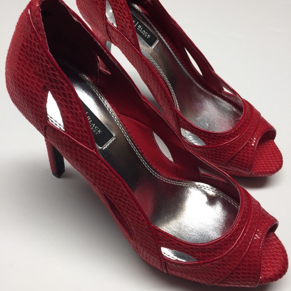 White House Black Market Callie Peep Toe Heel, 7.5 - Picture 2 of 8